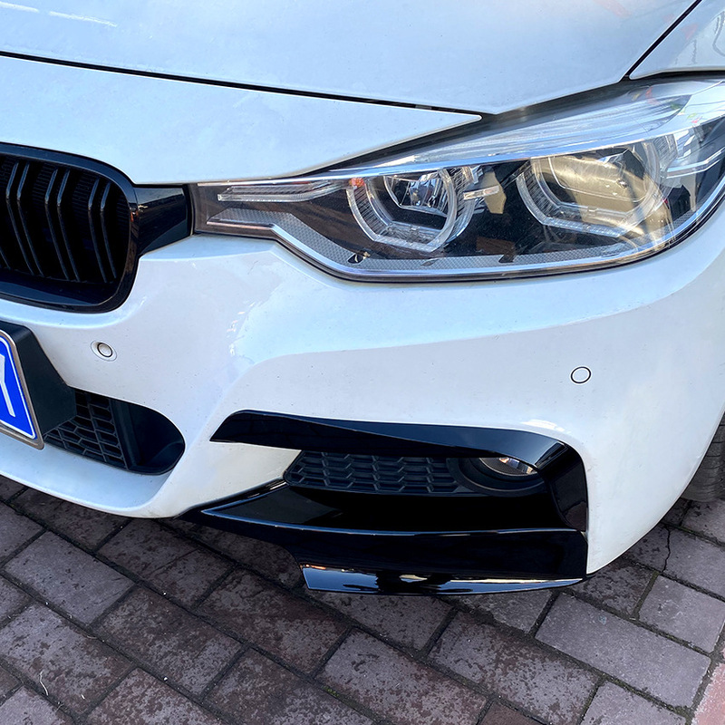 M パックフロントバンパー修正 Bmw 3 シリーズ F30 320i 325i 2013-2019 フォグライト風ナイフ角度トリム|undefined