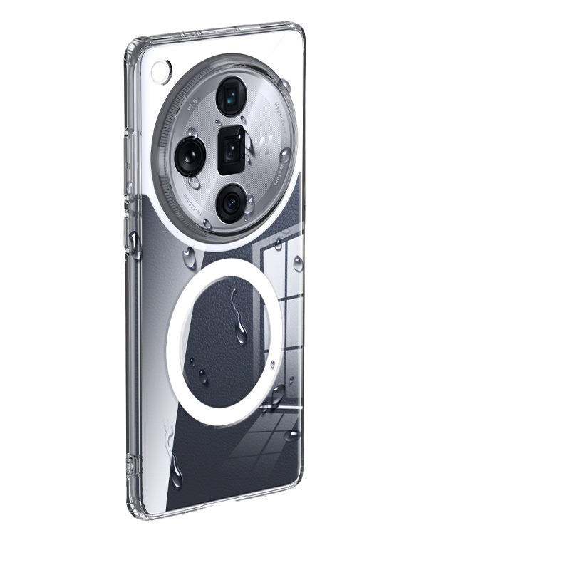 For OPPO Find X8Ultra Armor Frosted Magnetic Mobile Phone Case findx8s Transparent Drop-resistant Protective Case