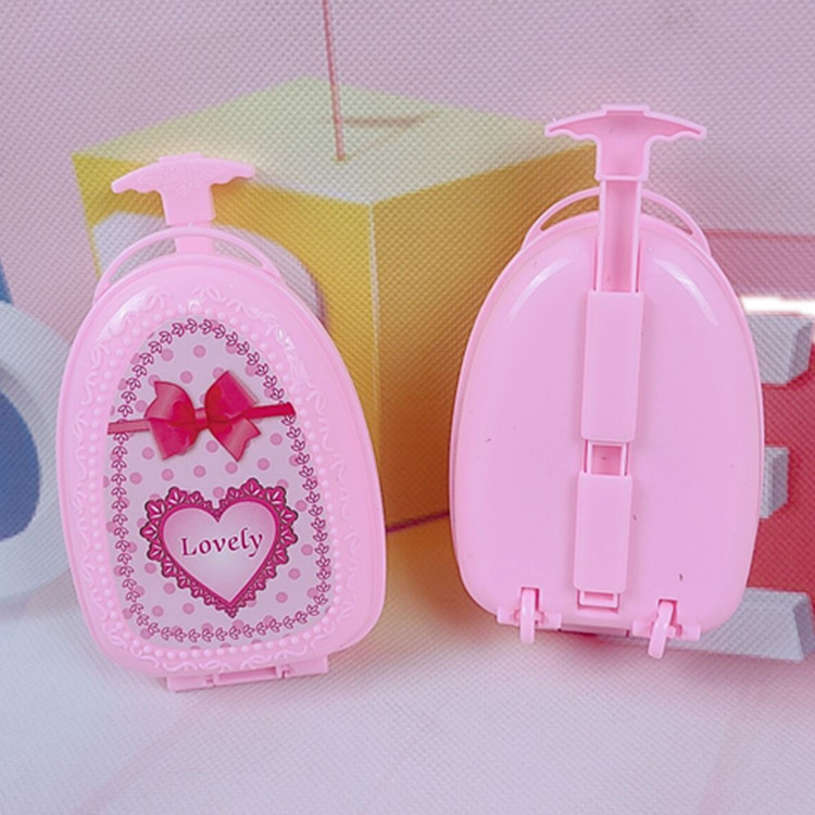 Toy bags, suitable for 11 inch dolls, princess doll toy accessories pull box, suitcase, plastic bags