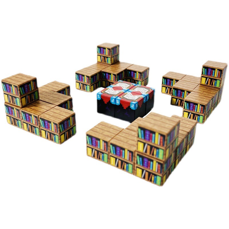 NEW my world Magic Table Diamond mainland 2CM six-sided magnetic assembled square children puzzle building blocks toys
