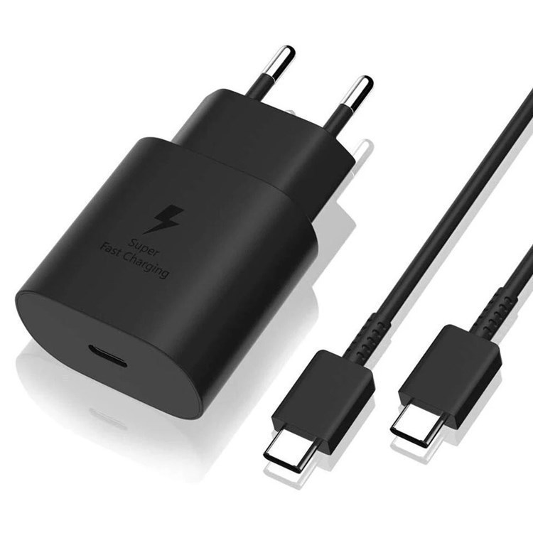 Applicable to Samsung charger original pd25w35w45w65w fast charging head cross-border US, Europe and UK mobile phone charging head