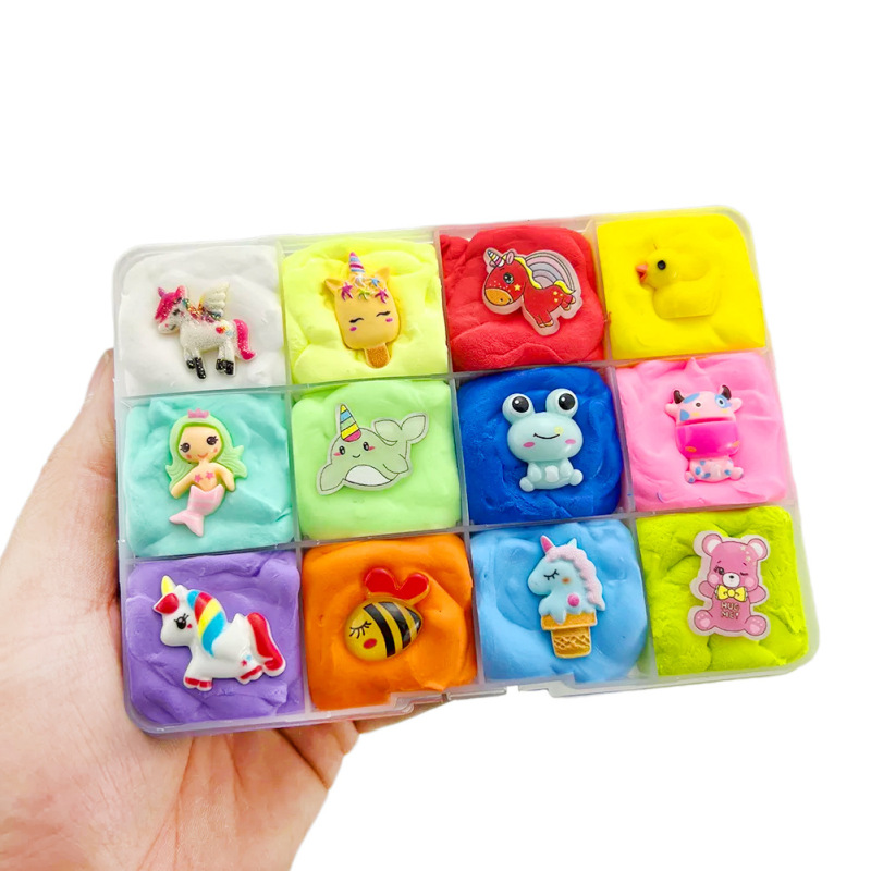 メーカー直販12色綿泥slime kitスライム粘土ラーメン泥色合わせ果物diy玩具|undefined