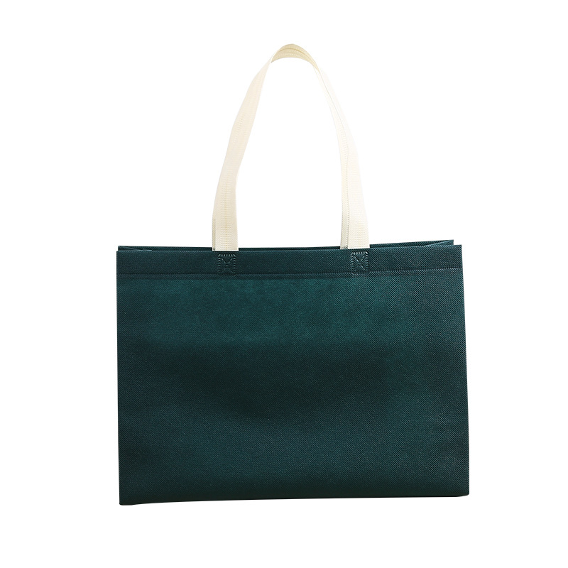 Blank non-woven bag customized color printing film bag gift shopping bag educational advertising handbag