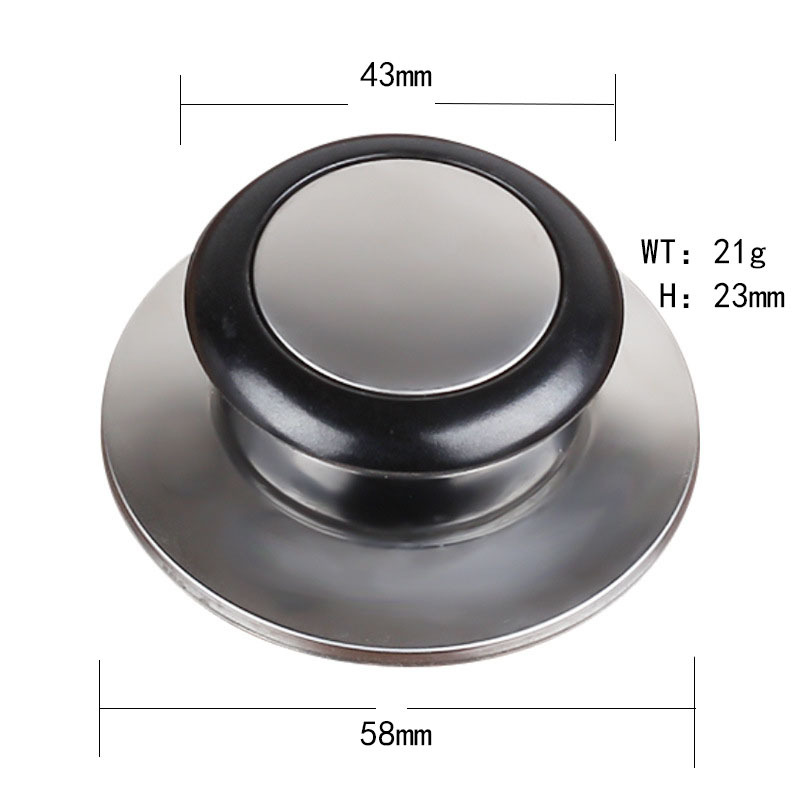 Pot cover bead stainless steel lid handle plastic top bead Bakelite lid handle accessories factory direct wholesale
