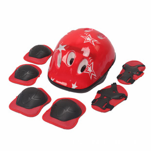 Children's Helmet Protectors Pulley Skates Protectors 7-piece Set Scooter Protectors 6-piece Set
