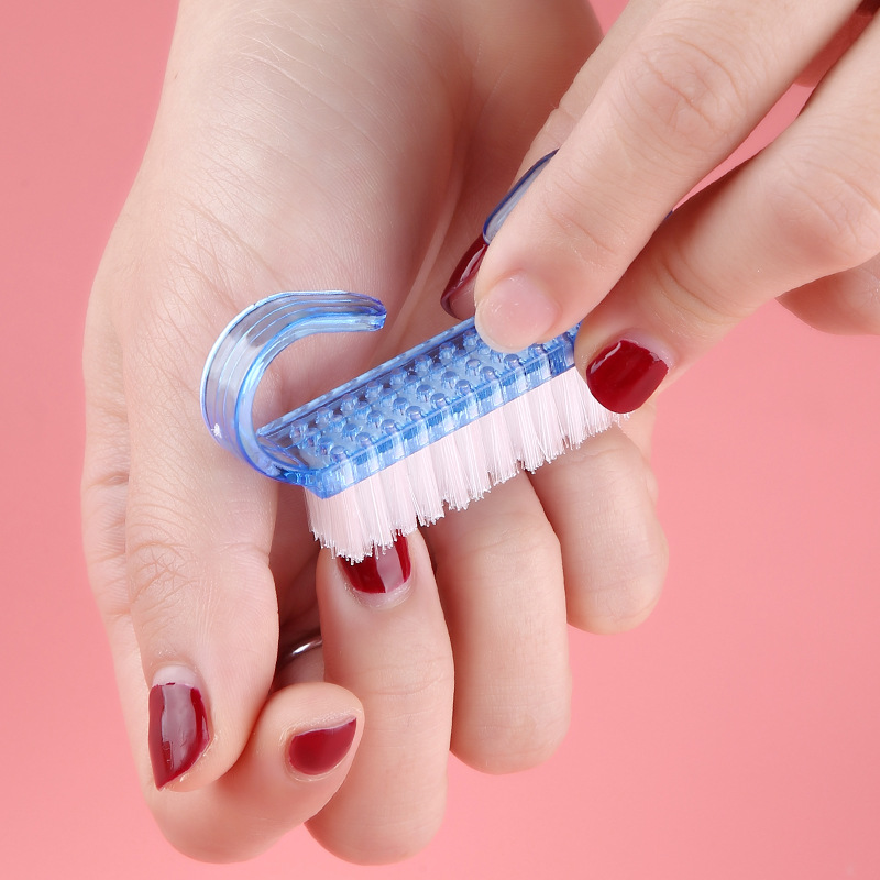 Nail art tools and supplies brush nail cleaning powder dust brush horn brush horn brush dust cleaning nail small brush