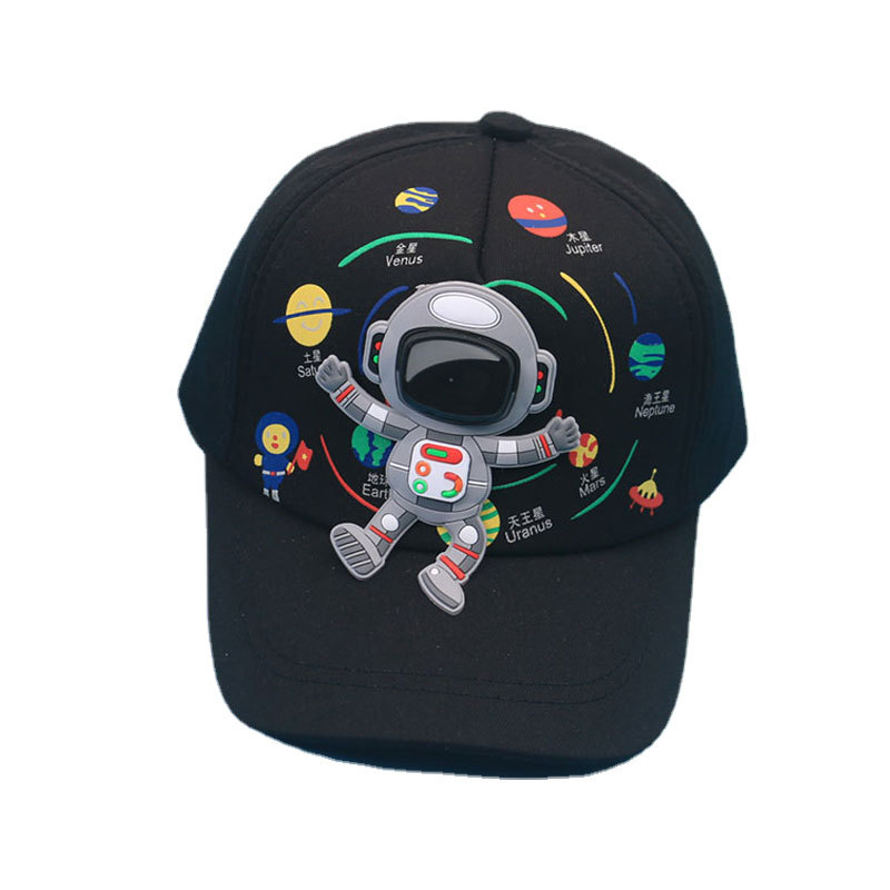 Children's Hat Spring and Autumn Boys' Baby Cap Cartoon Astronaut Children's Sunshade Baseball Cap Tide 2269-16