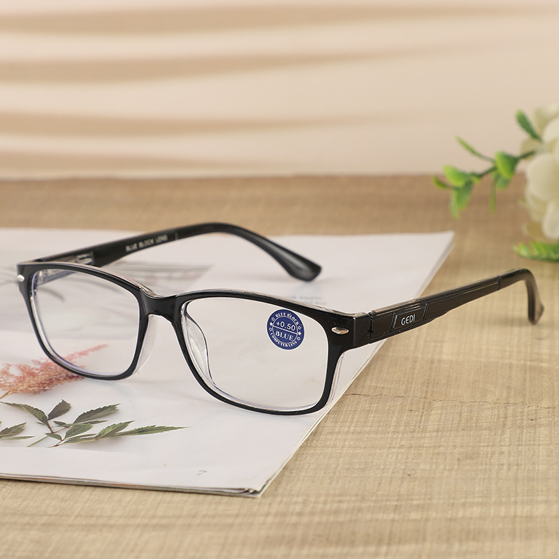 New reading reading glasses fashion unisex PC spring leg full frame stall wholesale middle-aged and elderly glasses_voghion.com