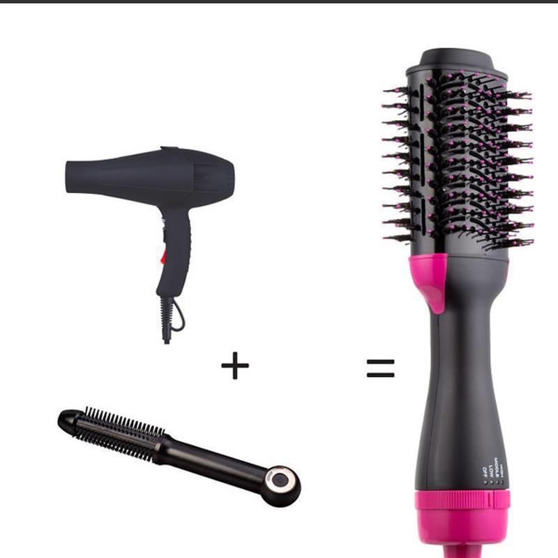 Foreign trade spot Amazon cross-border hair dryer negative ion hair dryer high-power function hot air comb home
