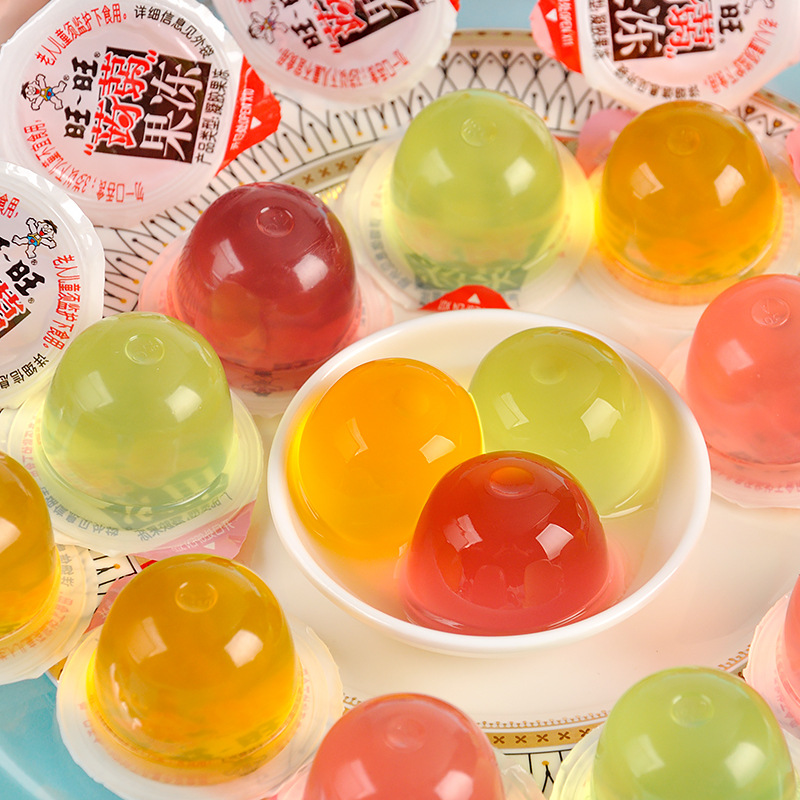 Wangwang jelly wholesale multi-flavor jelly leisure food Children's Day gift with hand gift leisure snacks