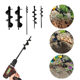 Ground drill garden loose soil drill garden vegetable pit digging artifact ground drill spiral rod twist drill factory direct sales