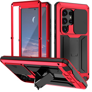 Adecuado para Samsung s24U soporte S25Ultra funda para teléfono anti-caída s23U funda protectora de silicona con todo incluido estilo explosivo transfronterizo