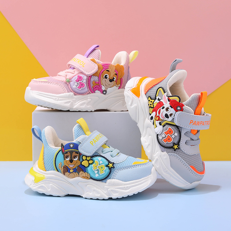 PAW PATROL Wang Wang Team Li Da Gong Genuine Children's Sports Shoes Breathable Soft Bottom Children's Light Functional Shoes