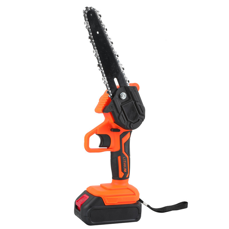 Hand-held Mini 6 Inch Electric Chain Saw Rechargeable Electric Saw Logging Saw Cutting Tree Household Small Hand-held Chain Saw Electric Saw