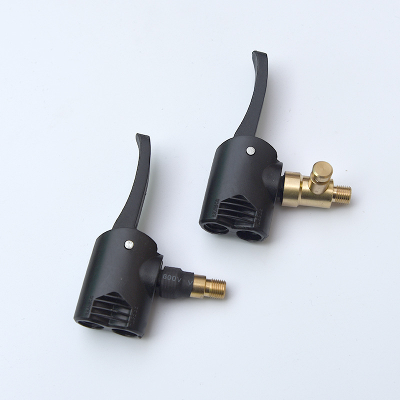 On-board air pump changeover nozzle extension nozzle car tire beauty nozzle screw air nozzle adapter quick clip quick connect beauty nozzle
