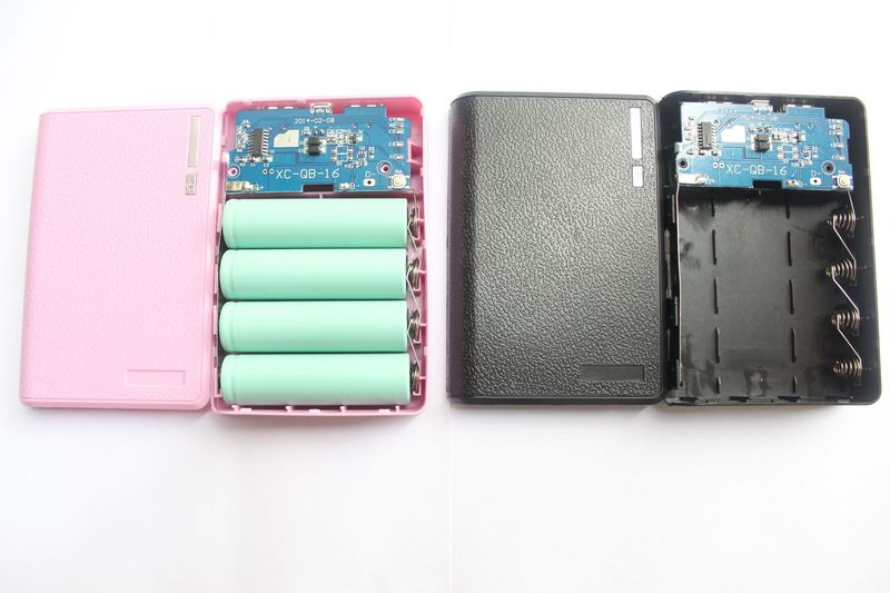 六節18650財布溶接なし移動電源カバー6本電池充電宝カバースプリング式カバー|undefined