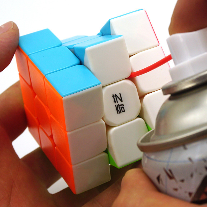 Qiyi Third Level Magic Cube Warrior Launch Level Macaron Pyramid Magnetic Stress Relief Training Educational Toys Shapes