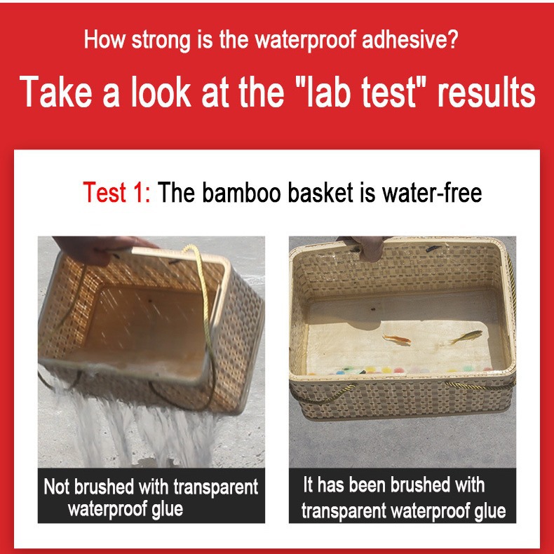 Hau Xiujia Transparent Waterproof Adhesive Toilet Kitchen Non-smashing Brick Waterproof Coating Exterior Wall Roof Windowsill Leakage Waterproof