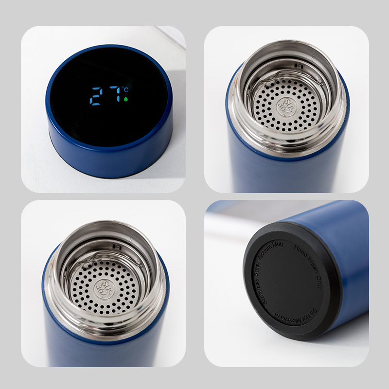 Thermos Cup Customized 304 Stainless Steel Temperature Display Smart Water Cup Gift Box Practical Business Activity Gift Cup