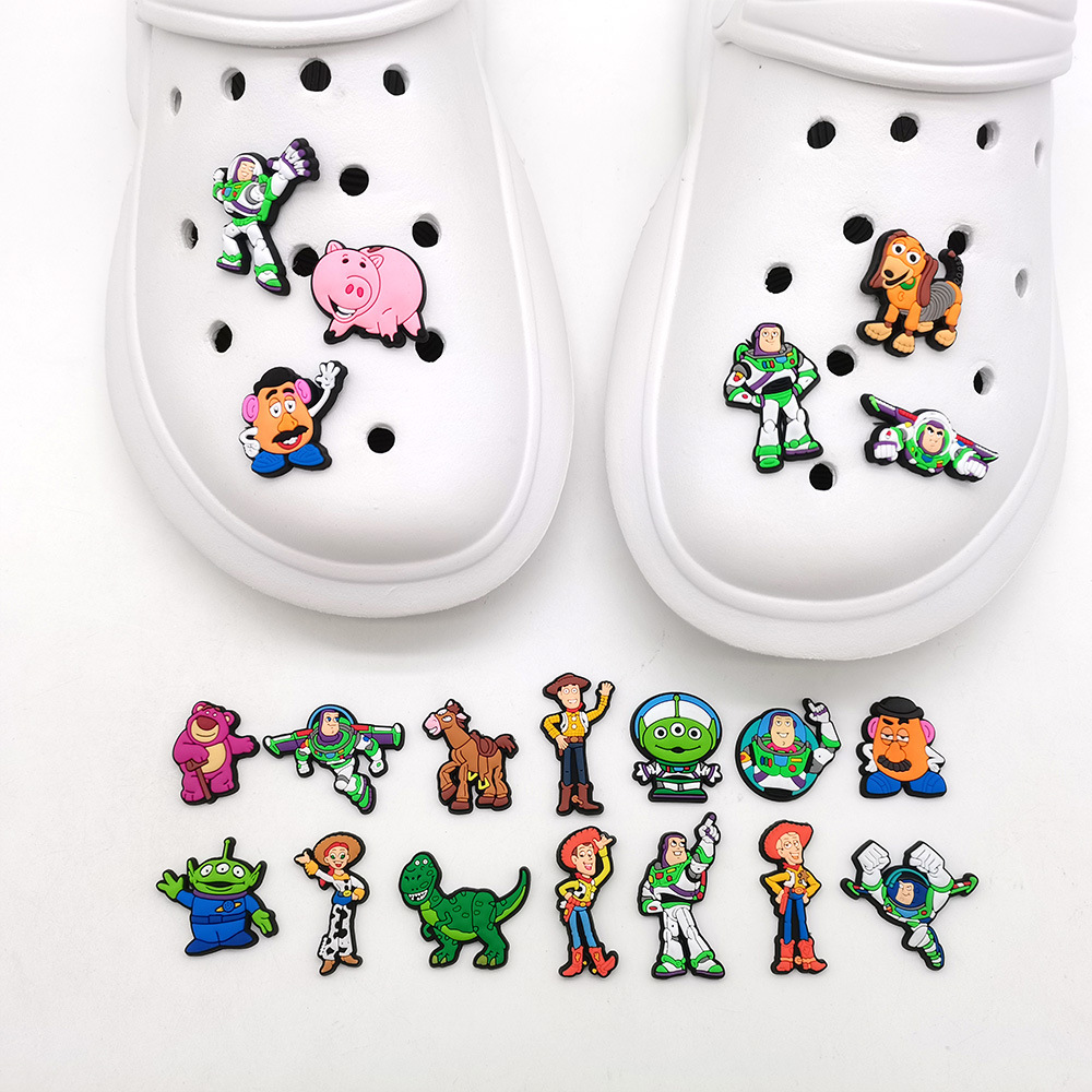 Buas Lightyear Series Cave Shoes Croc Shoes Flower Garden Shoes Accessories Buckle Shoe Buckle Cross-border Exclusive