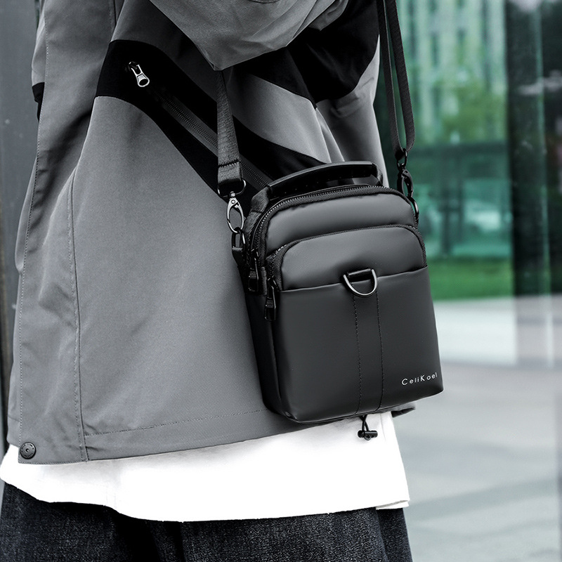 2024 New Arrival Lightweight Men's Shoulder All-match Waterproof Crossbody Bag Large Capacity Bag Casual Business Handbag
