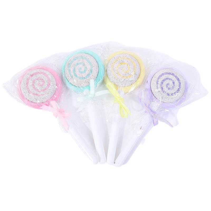 Creative fashion foot rub exfoliating tool lollipop exfoliating calluses foot stone
