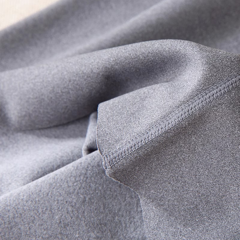 280g autumn and winter de Velvet thermal vest men's fleece-lined thickened cationic underwear double-sided brushed bottoming shirt factory
