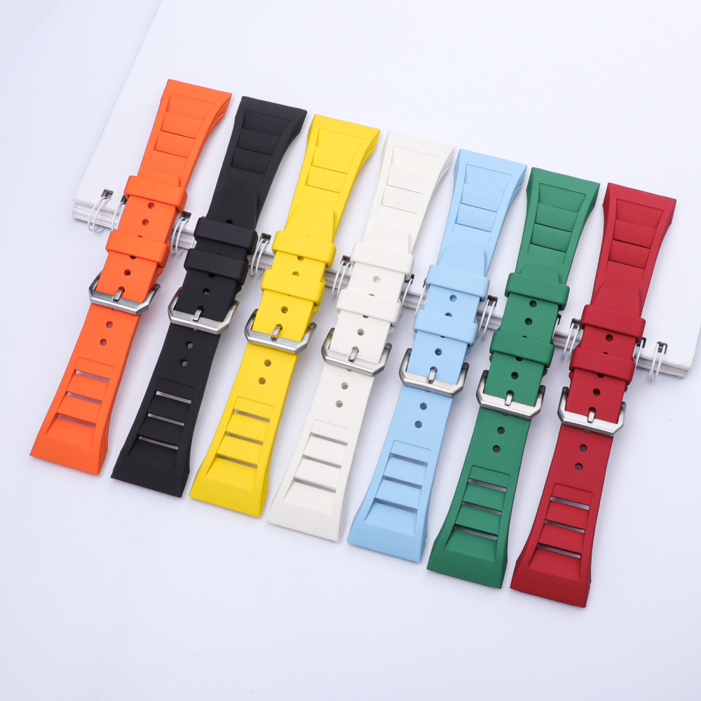 Fluorine rubber sports strap for Apple modified shell Hualimai Luxury series