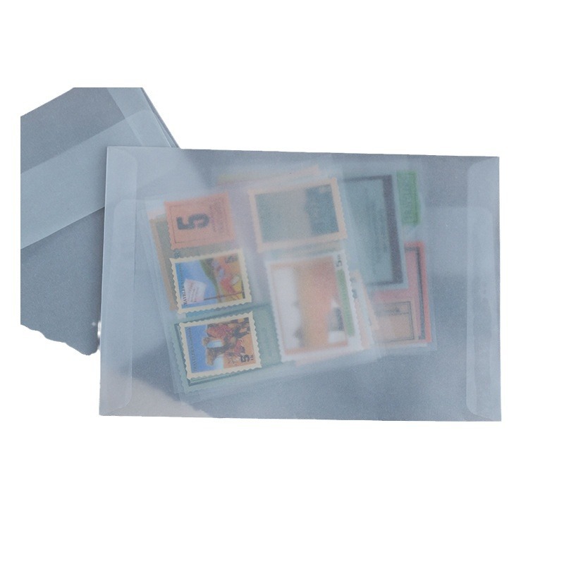 B11 Blank Kraft Paper Sulfuric Acid Paper Envelope Vintage Dressed Color Fire Paint Kraft Paper Envelope Postcard Collection