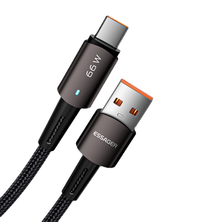 ESSAGER Chenguang Series 7A Fully Compatible Super Fast Charging Data Line for Huawei Glory OPPOVIVO, etc.