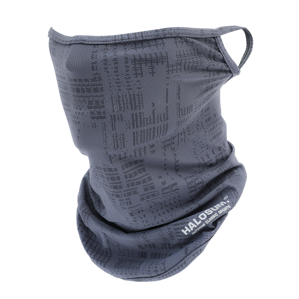 2023 new summer breathable printed Ice Silk ear mask outdoor anti-DDoS Quick-drying mask anti-DDoS mask