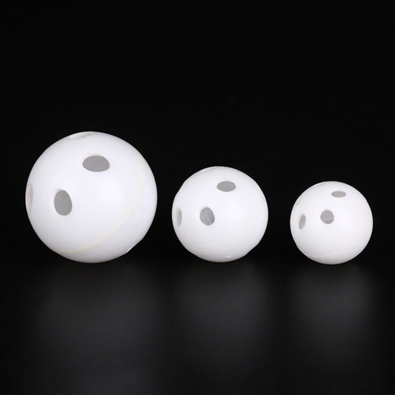 Guangdong source in stock children's toy accessories five-hole ring ball plastic hand ring bell ring box accessories wholesale
