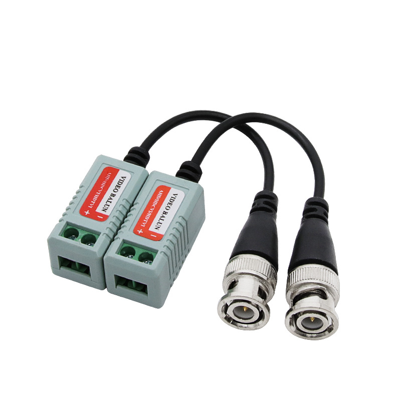 In stock supply passive twisted pair transmitter monitoring coaxial HD BNC to network cable 2MPVideoBalun