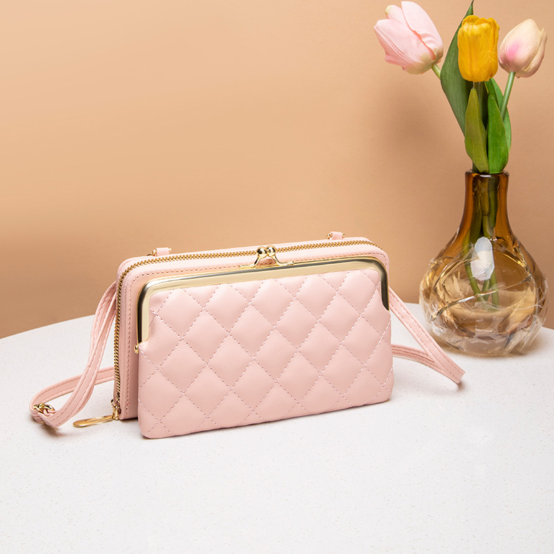 Embroidered mobile phone bag 2022ladies bag bag new foreign trade women's bag wholesale live shoulder mobile phone bag