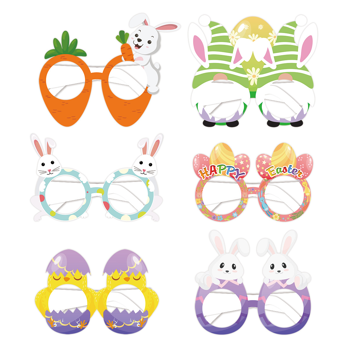 European and American Easter theme birthday glasses props funny atmosphere ins decoration party party scene layout