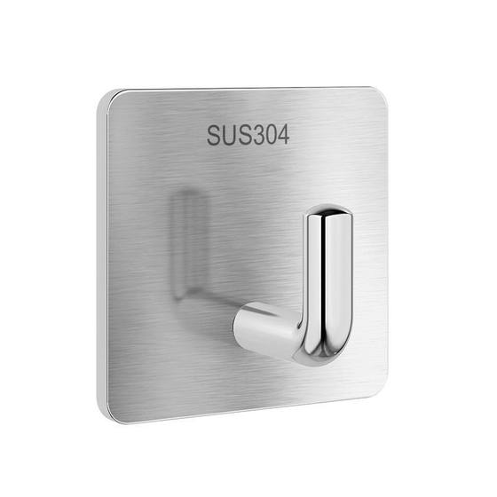 Stainless steel hook single hook wholesale stall hook punch-free hook multi-functional hook seamless strong sticky hook