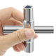 4 in 1 silver wrench cross faucet wrench square wrench manual bathroom wrench hardware tools wholesale
