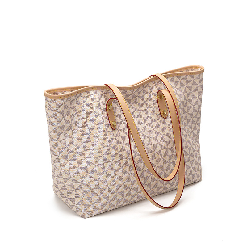 Tote Bag Women's New 2023 Korean Style Fashionable Three-Piece Combination Bag Medium Bag Printed Women's Hand Shoulder Bag