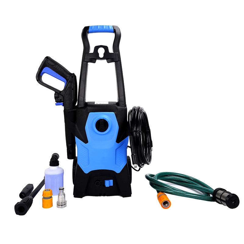 Mingou vehicle-mounted high-pressure car washing machine portable cleaning machine household 1400W high-pressure water gun car brush artifact wholesale