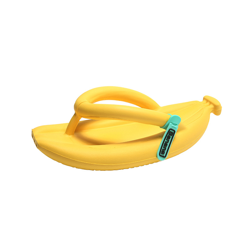 EVA new banana flip-flops women's summer indoor home personality thick bottom beach outside wear sandals and slippers cross-border wholesale