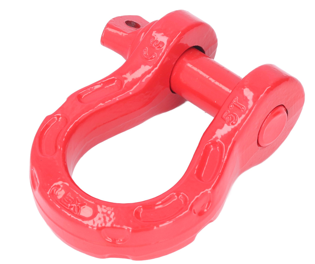 Car tow rope U-shaped hook tow hook off-road tow with shackle U-shaped buckle for trailer Wrangler front and rear bars
