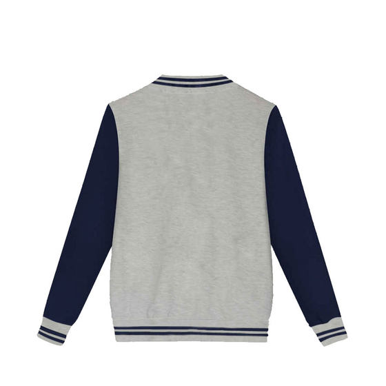 Solid Color Basic Baseball Uniform American Printed Trendy Cardigan Jacket Loose Work Clothes Korean Style Couple Jacket