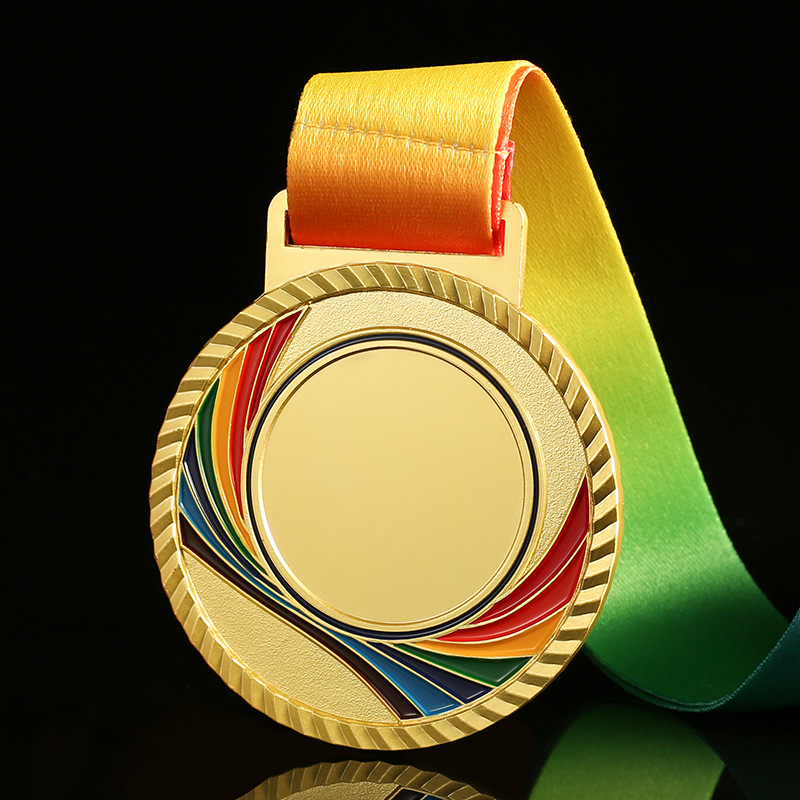 Metal medal marathon games kindergarten children's listing gold and silver copper honor gold medal competition medal production