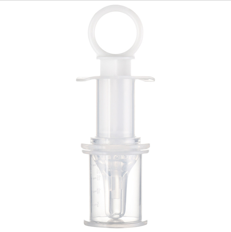 Factory direct silicone medicine feeder baby syringe medicine feeder on both sides of the liquid into the anti-choke nipple medicine feeder wholesale