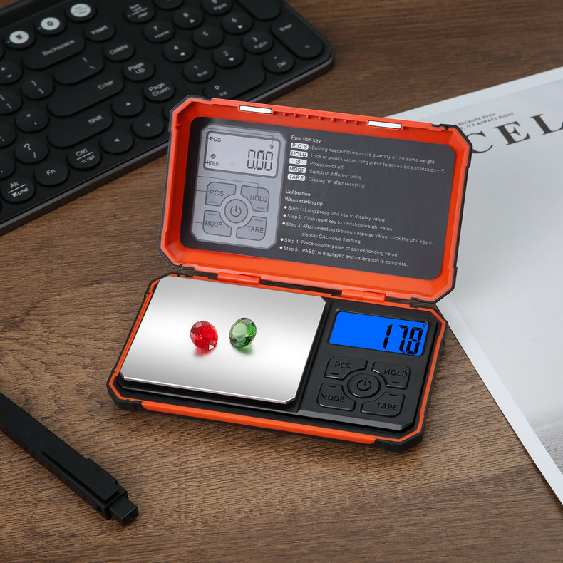 New cross-border 0.01g portable balance electronic scale mini baking gram weighing tool box jewelry scale