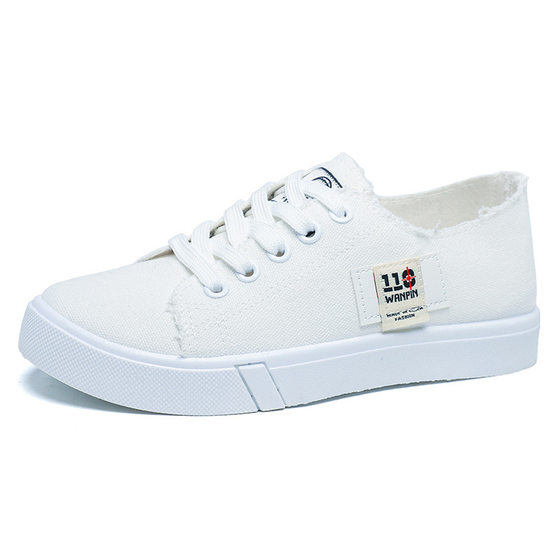 Canvas Shoes Women's 2023 New Korean-style All-match Flat Shoes Summer Thin Single-layer Shoes Women's Student ins Fashionable Sneakers