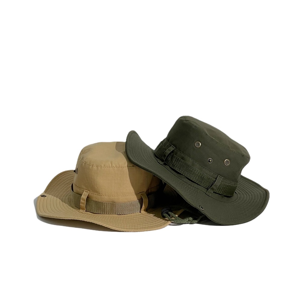 Summer Outdoor Fisherman Hat Camping Sun Hat Fishing Mountaineering Hat Jungle Sunscreen Penny Hat Cross-border Hat Wholesale