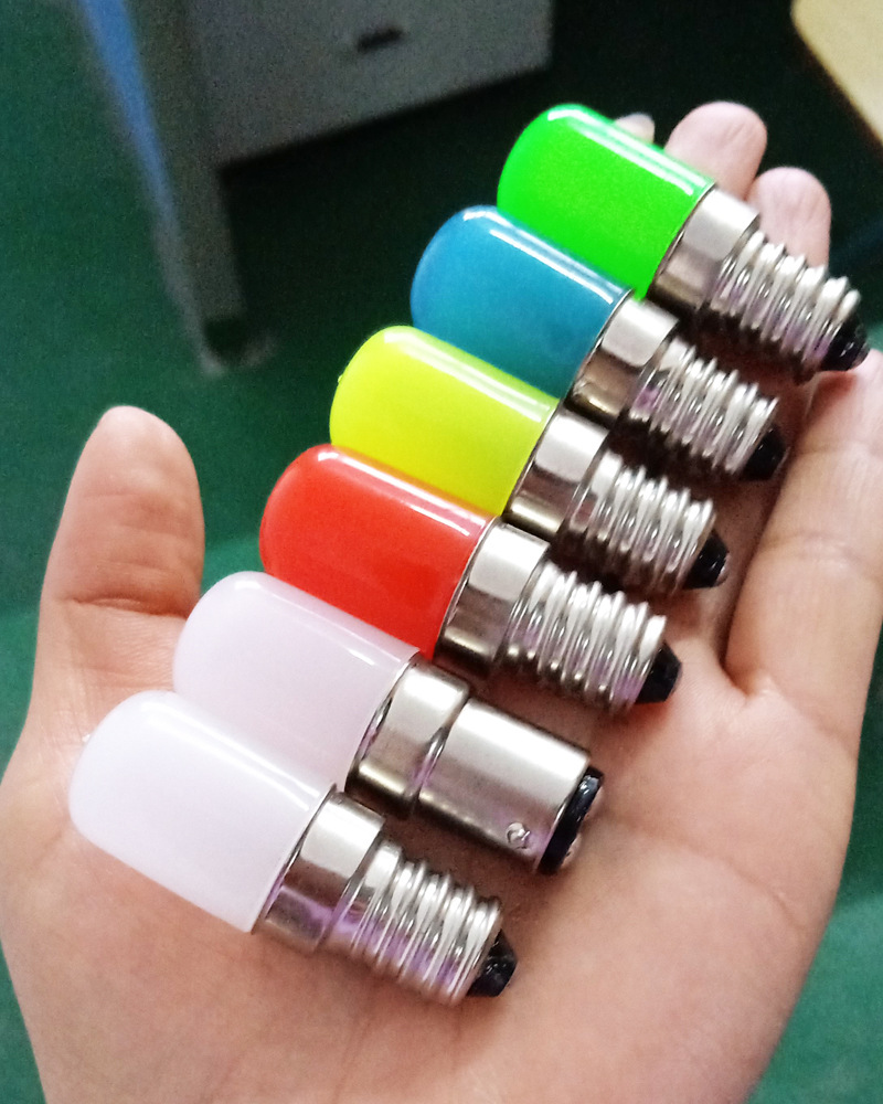 T18S-206 bulb refrigerator lamp PC cover E12B15 voltage 110V220V freezer bulb 2W bulb E14