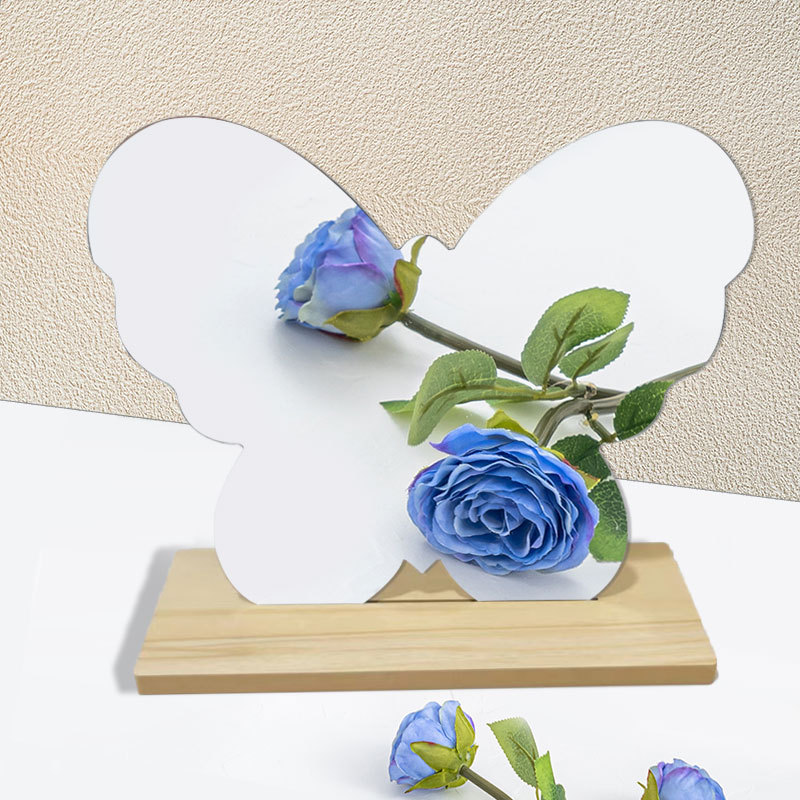 Factory supply a variety of irregular lenses ins shaped makeup mirror diy dressing mirror acrylic mirror wholesale