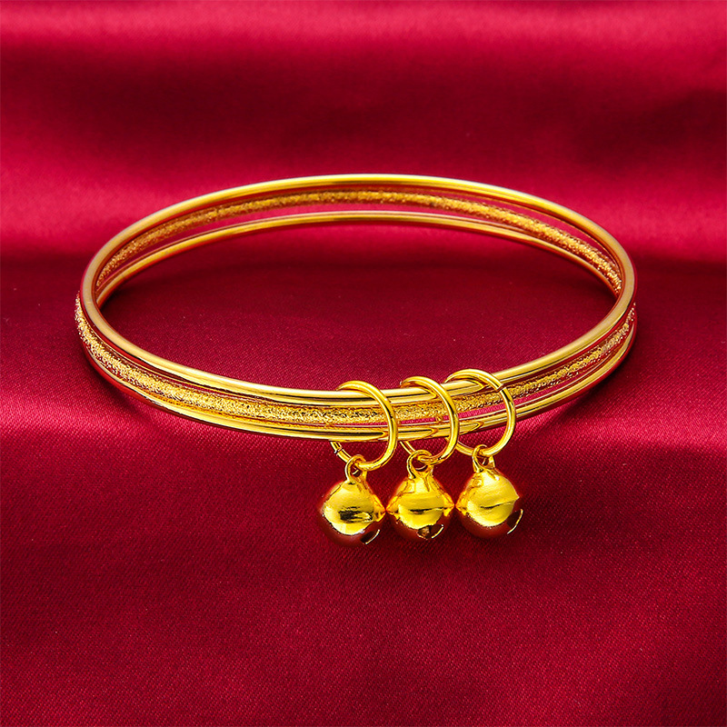 Unisex Braccialetto di simulazione del colore di lunga durata Braccialetto di moda da donna in oro Braccialetto placcato in oro Gioielli Joker_voghion.com